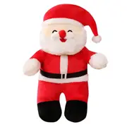 25-50cm Christmas Plush Stuffed Santa Claus Doll Toy Soft Animal Cartoon Pillow Cushion Lovely Kid Birthyday Gift Home round eye