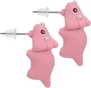 [ANDRESLAD] 1 Pair Creative Animal Shape Ear Studs for Unique Style Earrings for All Occasions present for Girlfriend Daughter Friends Eye Catching Ear Accessories Cute Dinosaur Design