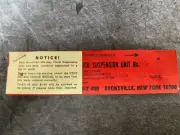 NOS Horolovar 400-Day Clock Suspension Spring Unit No. 16