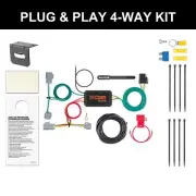 CURT 2021-2025 Volvo XC40 All Custom Wiring Harness, 4-Way Flat Output