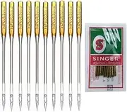 10 Pcs Sewing Machine Needles,Big Eye Sewing Machine Home Sewing Machine Needles Sewing Macine Size 16 Sewing Notions Supplies