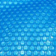 Round 9FT Thermal Solar Blanket for Swimming Pool Heavy Duty 16 Mil Floating Spa Blanket and Trimmable Hot Tub Bubble Insulating Cover for Hot Tubs Inground Pools Insulating Solar Heating, Blue