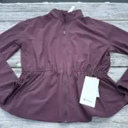 Lululemon UV-Protective Cinch-Waist Running JacketGoodnight Plum size large nwt