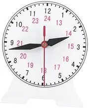 ERINGOGO Clock Model Pin Linkage Educational for Students Interactive Teaching Tool for Mathematics and Learning for Classroom Use and Coordination Skills Development