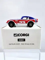 Corgi Toys #33 Datsun 240z Bob Sharp #006 05801 1:43 Scale Diecast Car New Vtg
