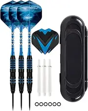 Dartboard Darts | Professional Darts with Darts Case - Aluminum Alloy Darts, Game Darts, Throwing Darts for Professional Championship, Family Friendly Game Night
