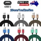 Type C USB C Fast Charging Charger Cable For Samsung S10 e S20 S21 S22 Plus Data