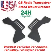 1 Pair Universal For Ham Receiver CB Radio Transceiver Stand Mount Bracket Kit