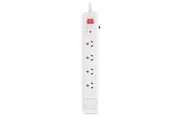Philips 4 Outlet 2 USB-A Surge Overload Protected Power Charging Board AU Plug