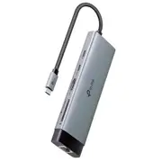 TP-Link UH9120C USB-C 9-in-1 Multi-Port Hub 4K/60Hz HDMI / PD 100W / RJ45 GbE / SD/microSD Card Reader / USB-C 3.0 x2 / USB-A 3.0 x3 [UH9120C]