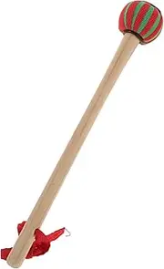 CIMAXIC Wood Handle Gong Mallet Comfortable Grip Percussion Stick for Beginners Portable Lightweight Design for Travel for Gongs Xylophones and Drums