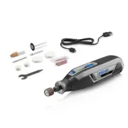 Dremel Lite 7760-N Cordless Rotary Tool 4V Variable Speed 2Ah Battery 10 Accesso