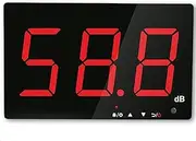 Wall Mounted Decibel Meter with Large LCD Screen, Alarm Alert for Office
