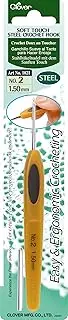 Clover Soft Touch Crochet Hook, 1.5 mm Size, Gold, 1021