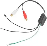 MOLUCKFU Car Audio System Upgrade Stereo Speaker Wire Adapter RCA Connectors for Subwoofer Cable Replacement
