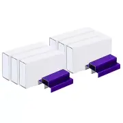 Staples for Stapler, 6 Pack #10 Mini 3/16 Inch Length Staples Purple