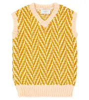 [Paade Mode] Paade Mode Lugano wool-blend sweater vest Y 10 multicoloured