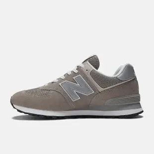 【NEW BALANCE】休閒鞋 574 情侶鞋 元祖灰 D楦 麂皮 復古 運動鞋(ML574EVG)