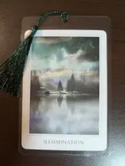 "ILLUMINATION" Bookmark Oracle Sacred Deck Card NEW Destiny Gift Tarot Art CLOUD