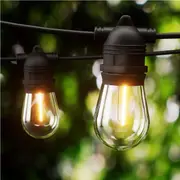 95m Festoon Lights Christmas Fairy String Lights Outdoor Party Garden Decor