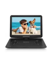 17.9" Portable DVD Player with 15.6" HD Swivel Screen, Support Multiple DVD CD