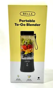 Bella BL3404A Portable To-Go Blender 18.5oz - Black