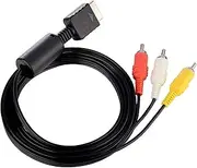 Trenro PS3 AV to RCA Cable Compatible with Playstation/PS2/PSX/PS3 Slim (6FT)
