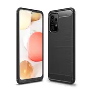 MCC Slim Samsung Galaxy A05S Carbon Fibre Soft Case Cover SM-A057 A057F [Black]
