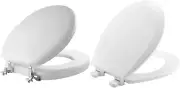 815CP 000 Soft Toilet Seat with Premium Chrome Hinges That Will Never Loosen, RO