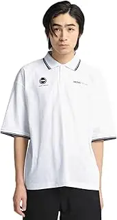 MOVESPORT(ムーブスポーツ) Move Sports Descente S.F.TECH Sunscreen Polo Shirt, Lined, POLO Stretch, Sweat Absorbent, UV Protection (UPF 50+), Men's