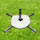 Patio Umbrella Base Holder with 10L Water Weight Bag Adjustable Multifunctional