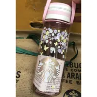 在飛比找蝦皮購物優惠-韓國starbucks星巴克 蝴蝶櫻花隨行杯LED燈600m