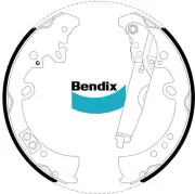 Bendix Ultimate 4WD Rear Brake Shoes Set for Toyota Hilux GUN126R, GUN136 2.8L 1 (for: Toyota)