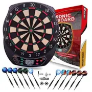 Electronic Dart Board Soft Tip Dartboard Set LCD Display with 12 CLASSIC DARTS