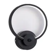 Led Wall Lamp Temperature:Warm White Model:Q-4(Black)