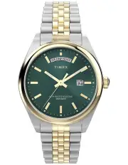 [Timex] Legacy Day/Date Stainless Steel Watch in Two Tone