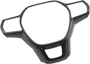 TRYOBE Car Steering Wheel Button Panel Cover,Fit For CRV, 6th Gen 2023-2025 CR-V Hybrid Trim Sticker Interior Accessories Steering Wheel Control Panel Trim(Carbon fiber)