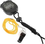 OHPHCALL Electronic Stopwatch Whistle Digital Timer for/Referees Large Display Multi-Function Timer for Sports Training