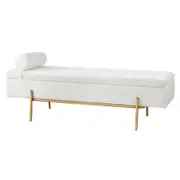 Artiss Ottoman Storage Pillow Boucle