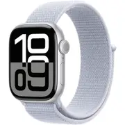 Apple Watch Series 10 42mm Silver Aluminium Case GPS Sport Loop [Blue Cloud]