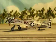 expertly built 1/72 scale model of Classic P-51D Mustang