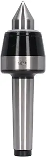 Brilluxa Lathe Revolving Center, MT4A Waterproof Turning Center Tool 60° Taper 0.005 Accuracy for CNC Machine