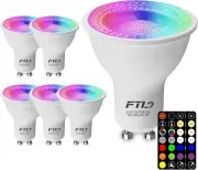 GU10 LED Bulbs Color Changing Light Bulbs Remote Control Dimmable 2700K-6000K