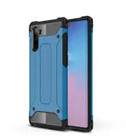 MCC Shockproof Samsung Galaxy Note10 Heavy Duty Tough Case Cover Note 10 [Sky Blue]