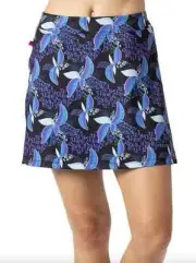 Terry Mixie Skirt - Moonflower Black - Small