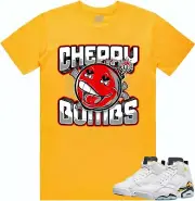 Jordan MVP 678 Yellow Ochre Shirt to Match - RED CHERRY BOMBS