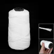 Tower Shape 0.5mm Dia Parcel Tying Cotton String Cord Thread White