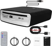 LEHWEY External Universal CD Player for Car - Portable CD Player with Extra USB