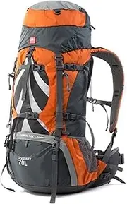 Naturehike 70+5L Lightweight Hiking Backpack, Tear-resistant Fabrics-Light CR Carrying System-Comfortable Weight-Bearing Lightweight Mountaineering Bag with Rain Cover, Outdoor Daypack for Adults