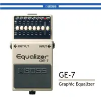 在飛比找樂天市場購物網優惠-【非凡樂器】BOSS GE-7等化效果器 Equalizer